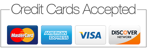 Credit Cards Accepted